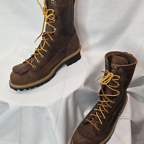 New Carolina Men's Spruce Logger 8" Waterproof Steel Toe Boots CA9824 Size 11D - Picture 5 of 9